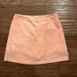 Lady Hagen Orange and White Golf Skort